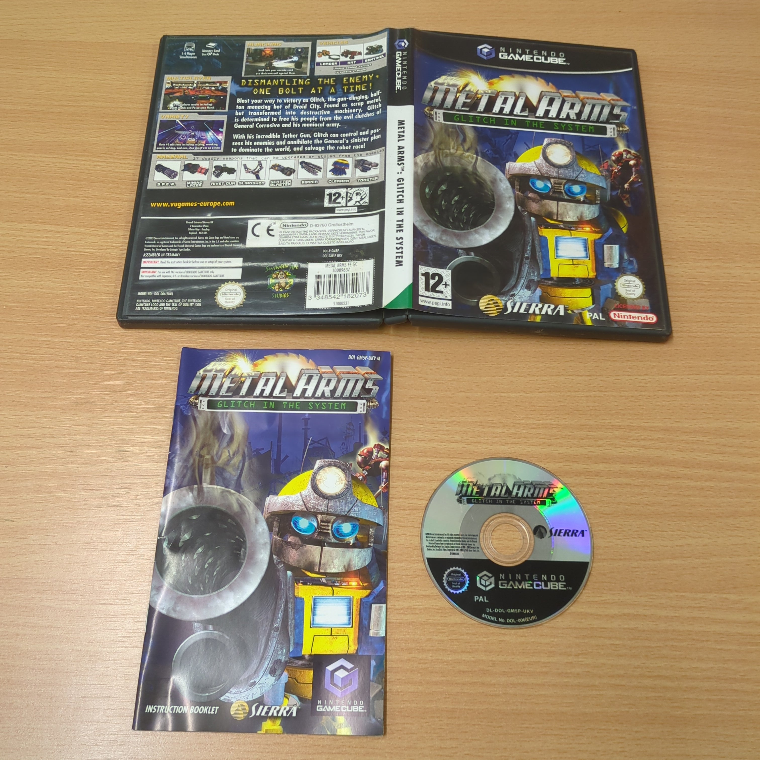 Metal Arms: Glitch In The System Nintendo GameCube game Metal Arms: Glitch In The System Nintendo GameCube game